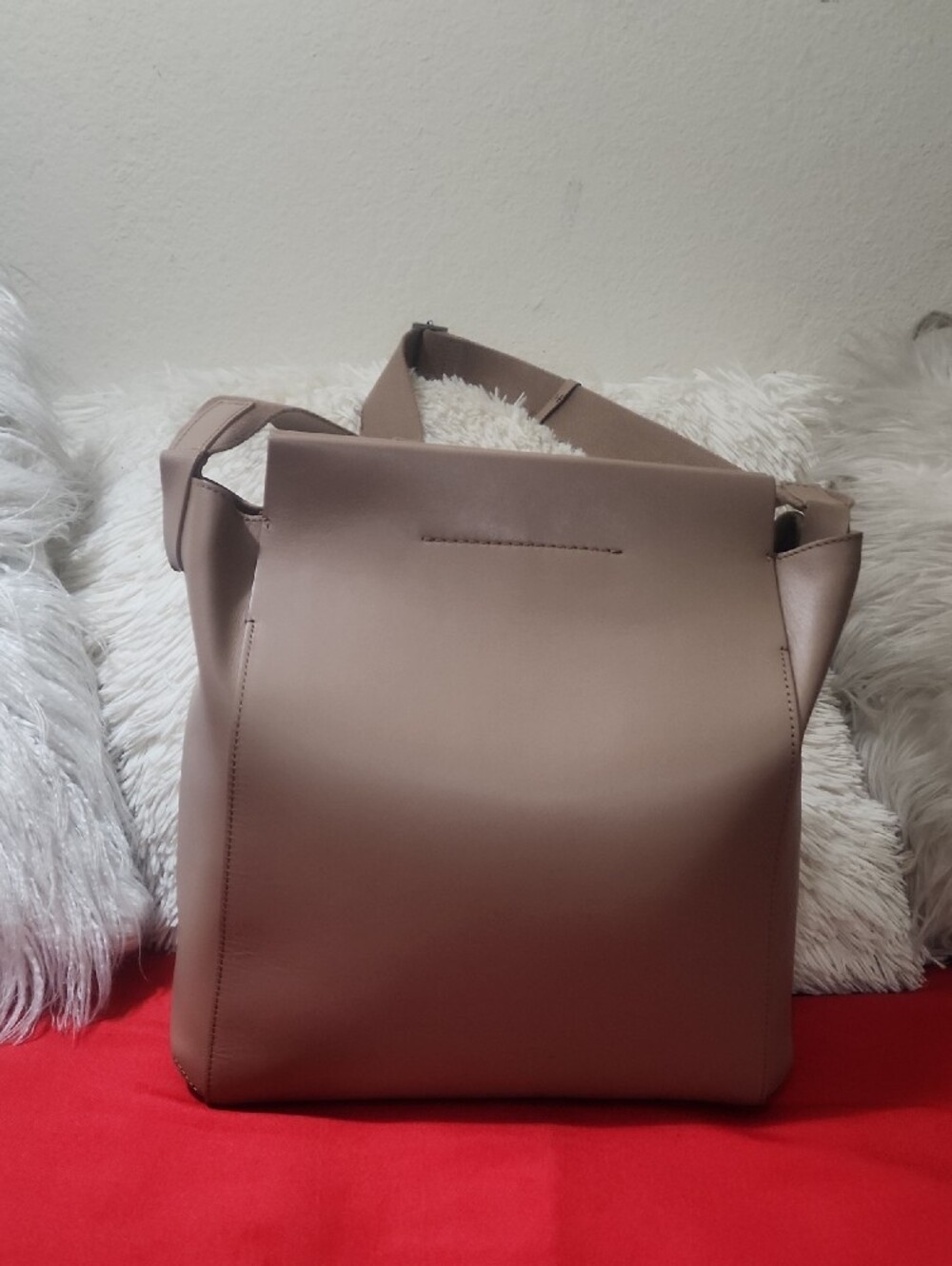 EVERLANE The Form Leather Tan Tote Bag